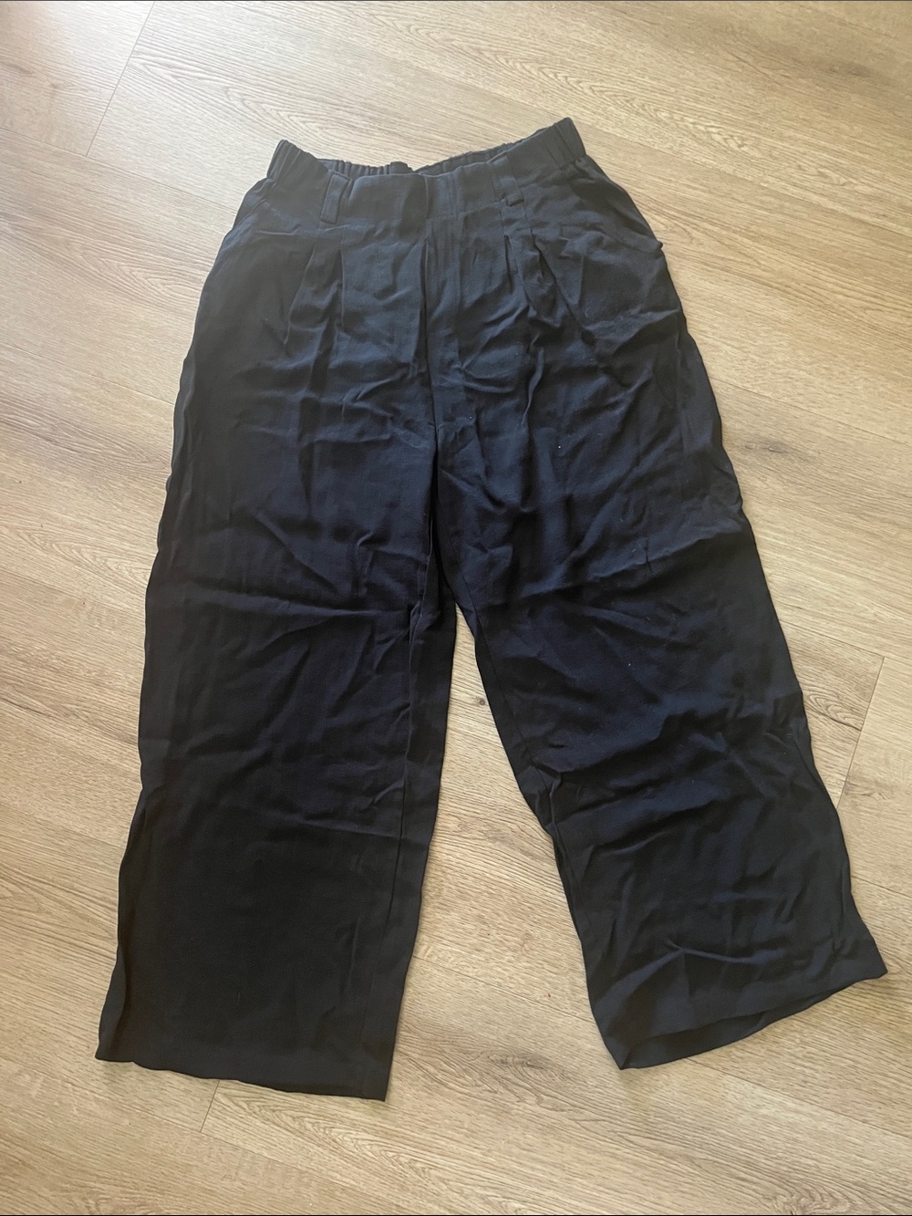 Halara Black Wide-Leg Palazzo Pants